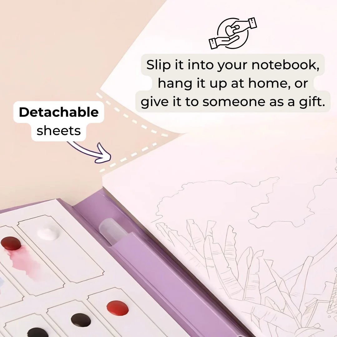 🔥Last Day 50% OFF - 🖼️Beginner-Friendly💕 Watercolor Painting Set