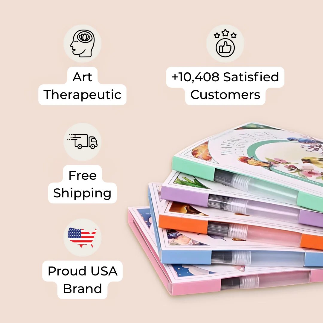 🔥Last Day 50% OFF - 🖼️Beginner-Friendly💕 Watercolor Painting Set