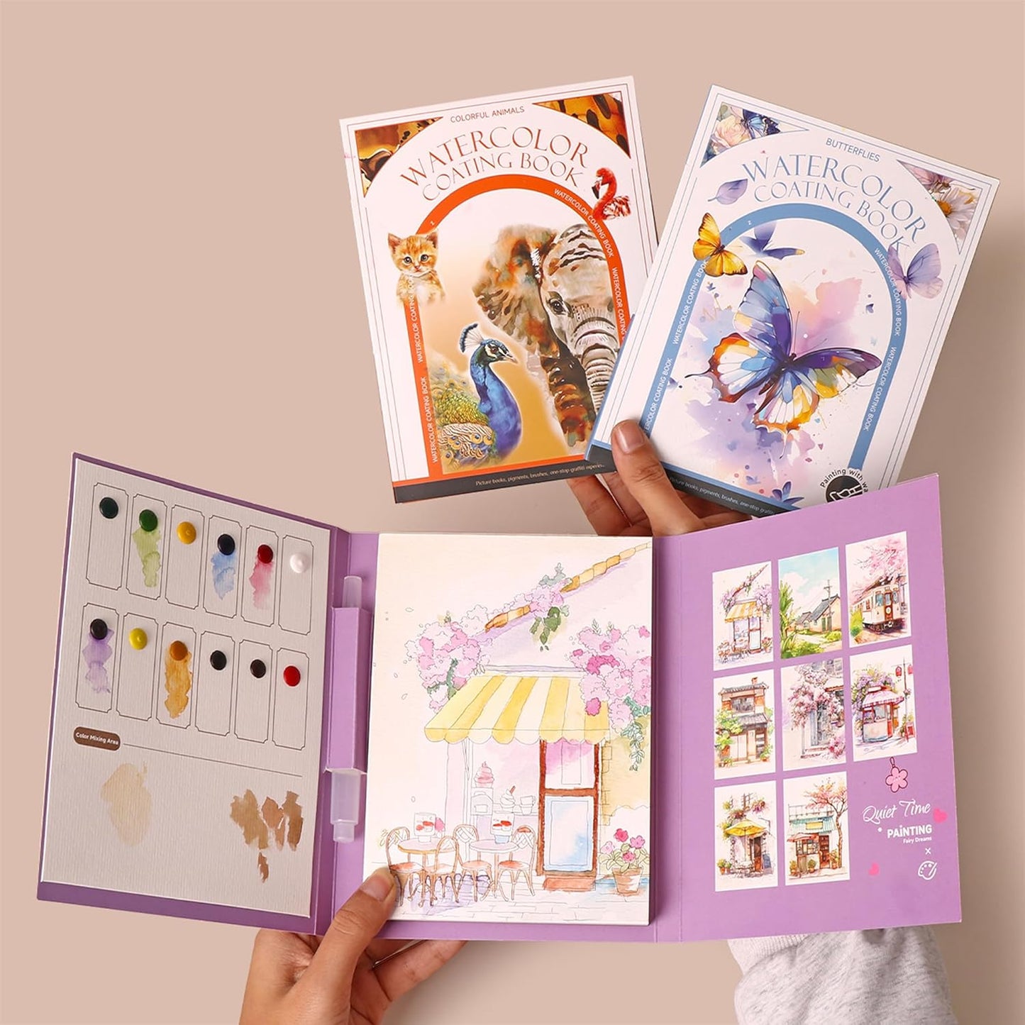 🔥Last Day 50% OFF - 🖼️Beginner-Friendly💕 Watercolor Painting Set